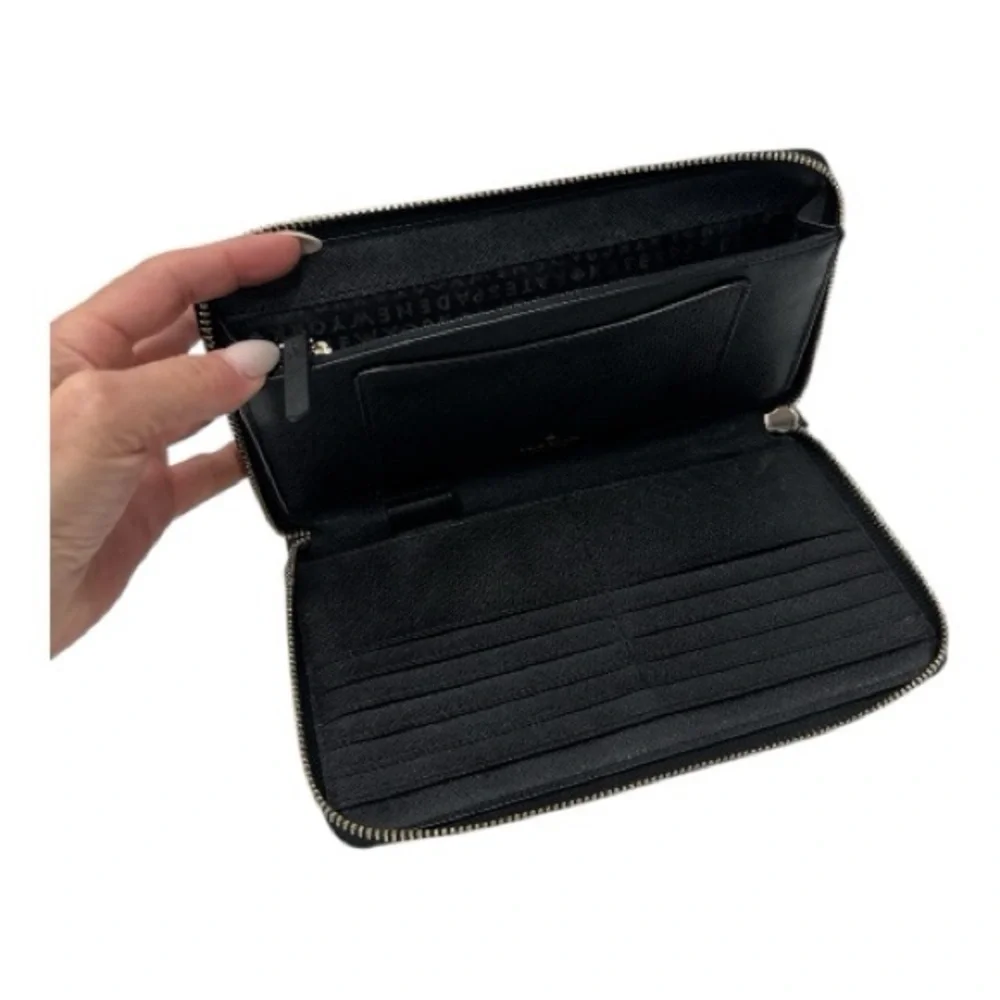 KATE SPADE Newbury Lane Neda Zip Continental Wallet/ Clutch Black Leather